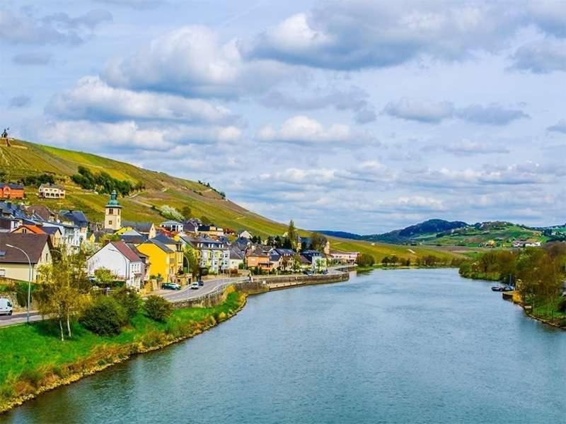 Cozy Flat Near Moselle Remich Apartment Luaran gambar
